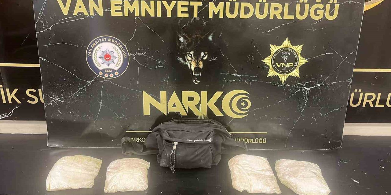 Van’da 7 kilo 415 gram metamfetamin ele geçirildi