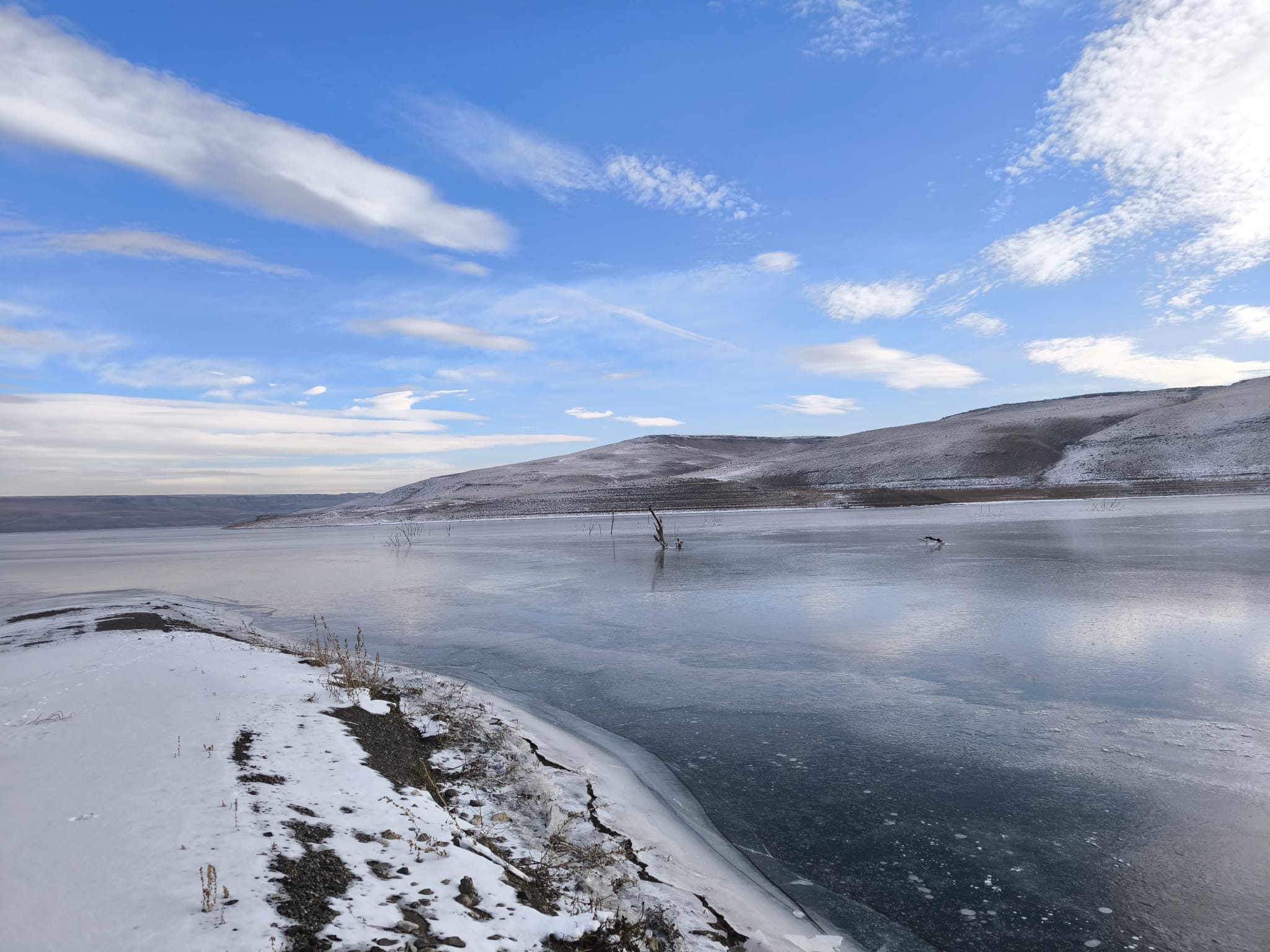 Kars'ta soğuk hava etkisini sürdürüyor