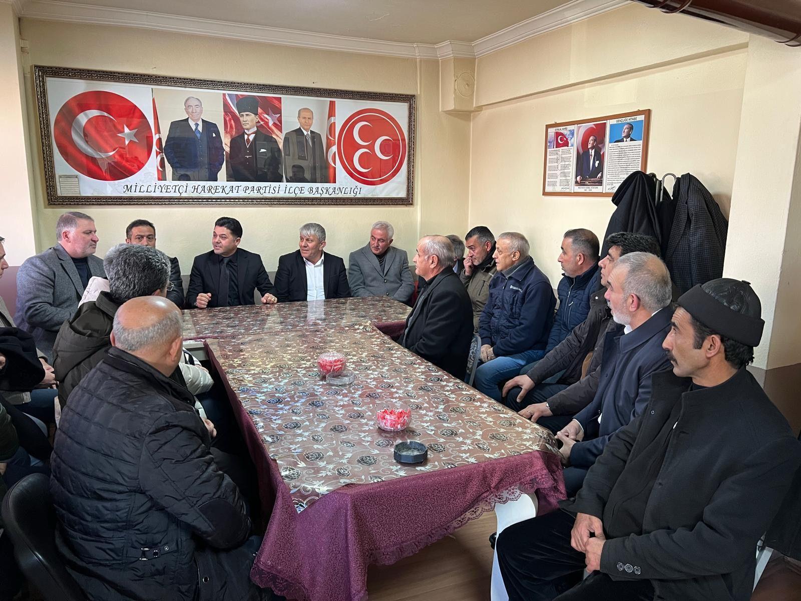 MHP Kars İl Başkanı Tolga Adıgüzel’den Kağızman Ziyareti
