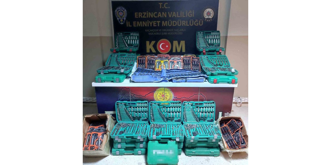 KOM ekipleri çok sayıda kaçak ürün ele geçirdi