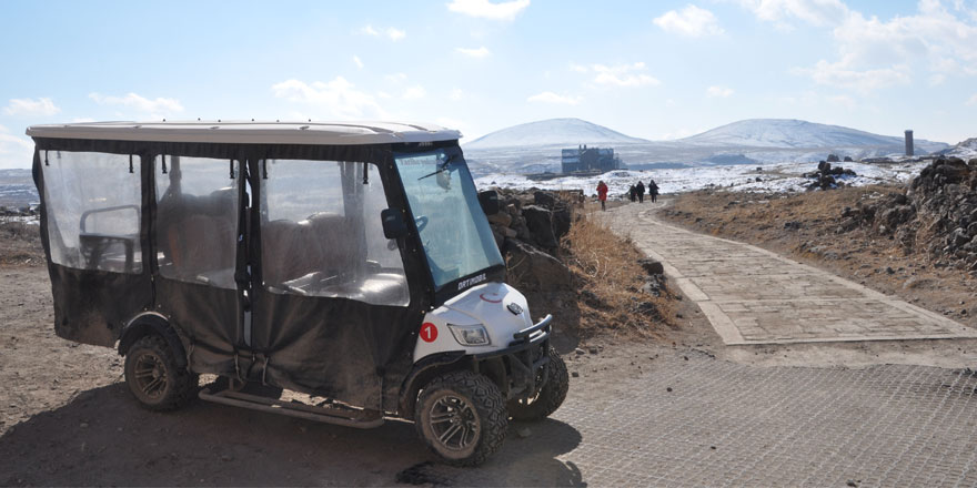 Ani’de elektrikli fayton ilgi görüyor