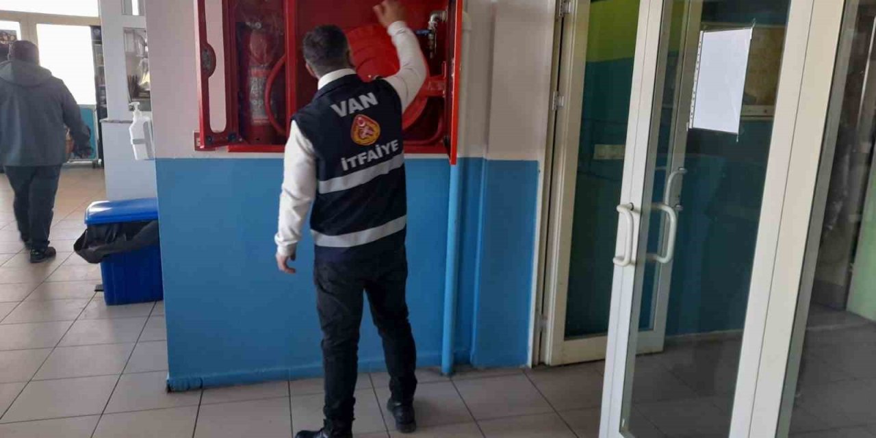 Van’da iş yerlerine yönelik yangın denetimleri arttırıldı