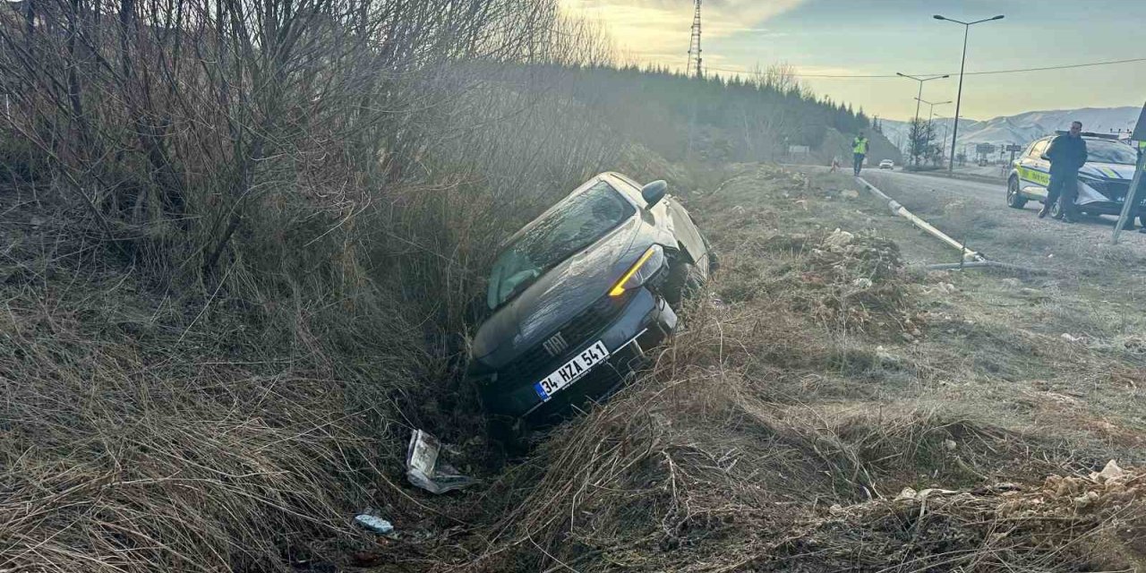 Malatya-Adıyaman yolunda trafik kazası: 1 yaralı