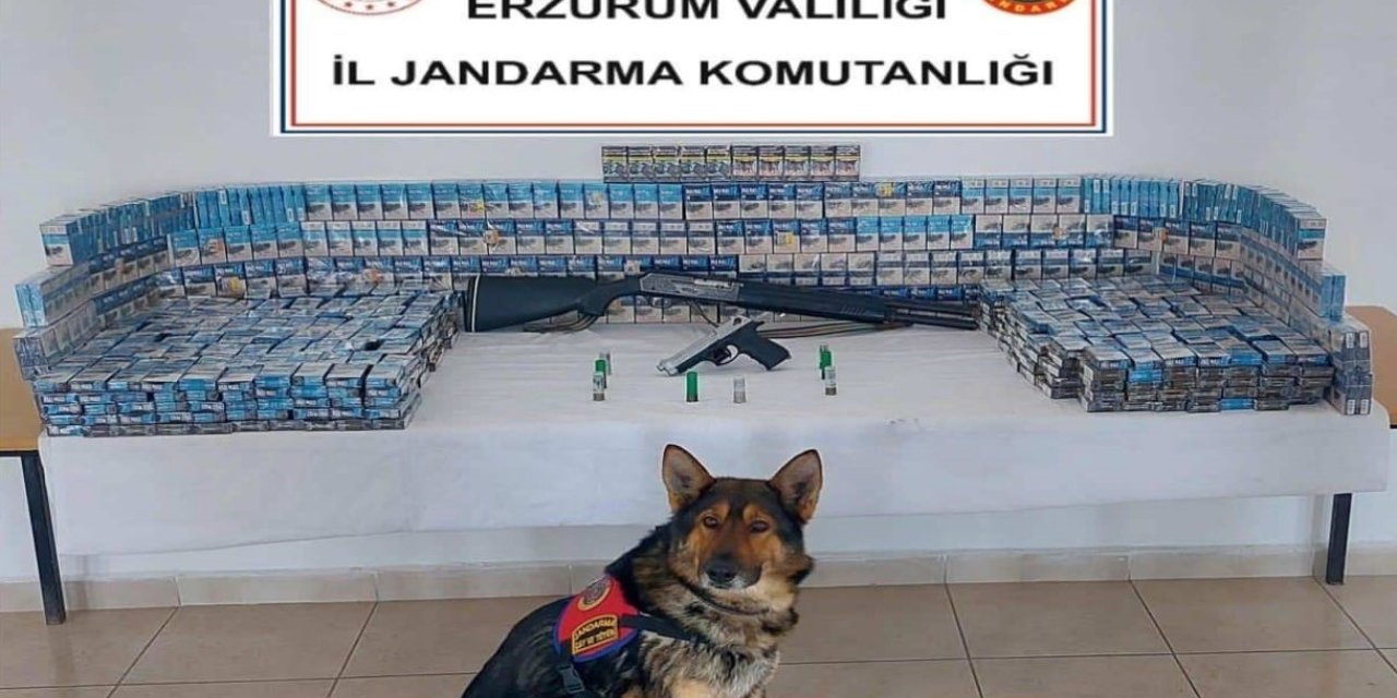Erzurum’da jandarmadan kaçakçılık operasyonu