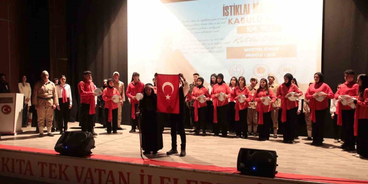 Ağrı’da İstiklal Marşı’nın Kabulü ve Mehmet Akif Ersoy’u Anma günü etkinliği düzenlendi