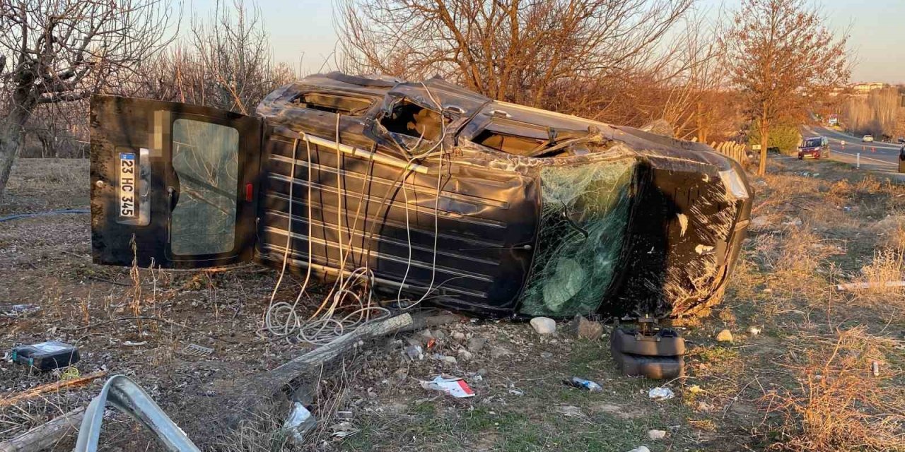 Elazığ’da trafik kazası: 5 yaralı