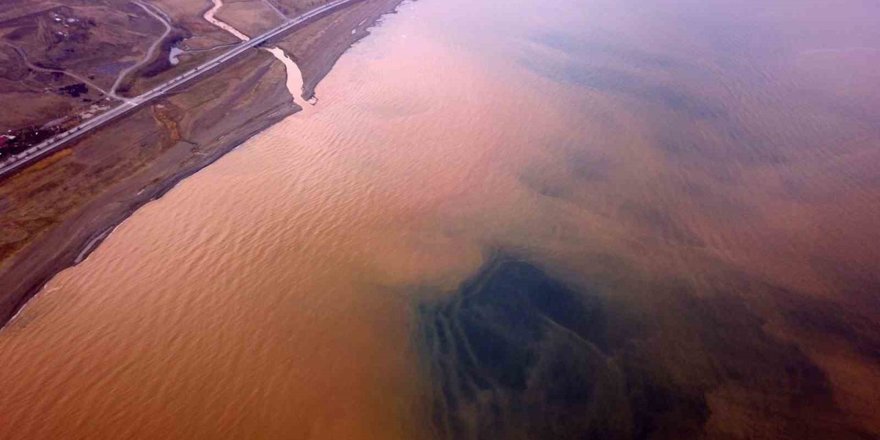 Van Gölü, sel sularıyla kahverengiye boyandı