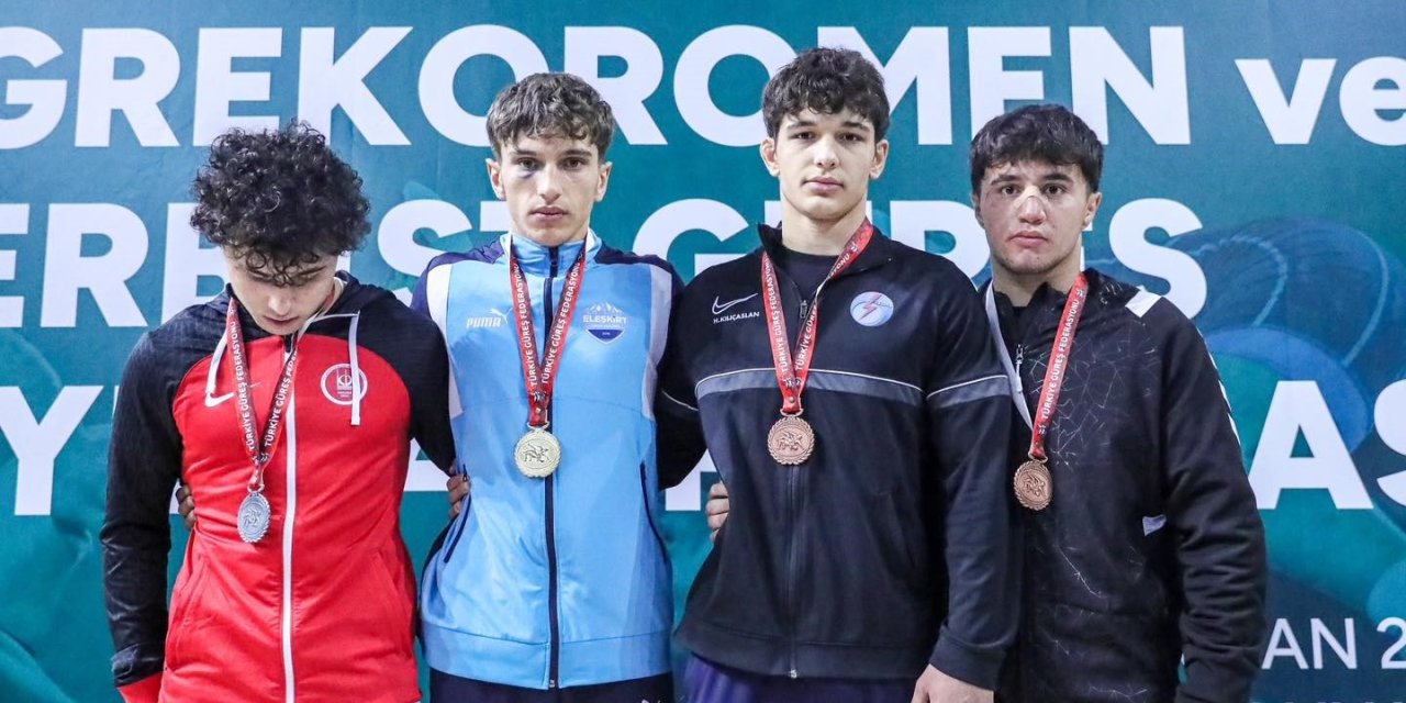 Eleşkirt’li Hamza Yerlikaya, Türkiye şampiyonu oldu