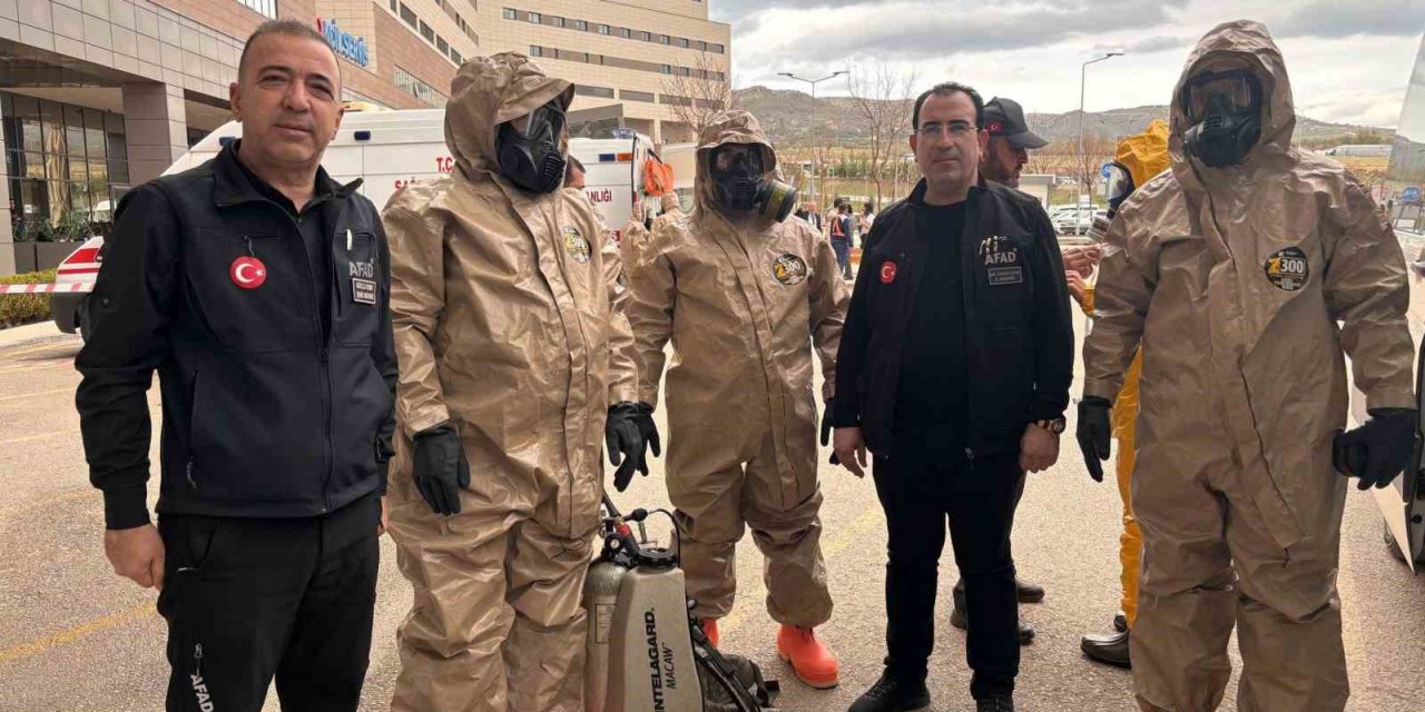 Elazığ’da KBRN tatbikatı yapıldı