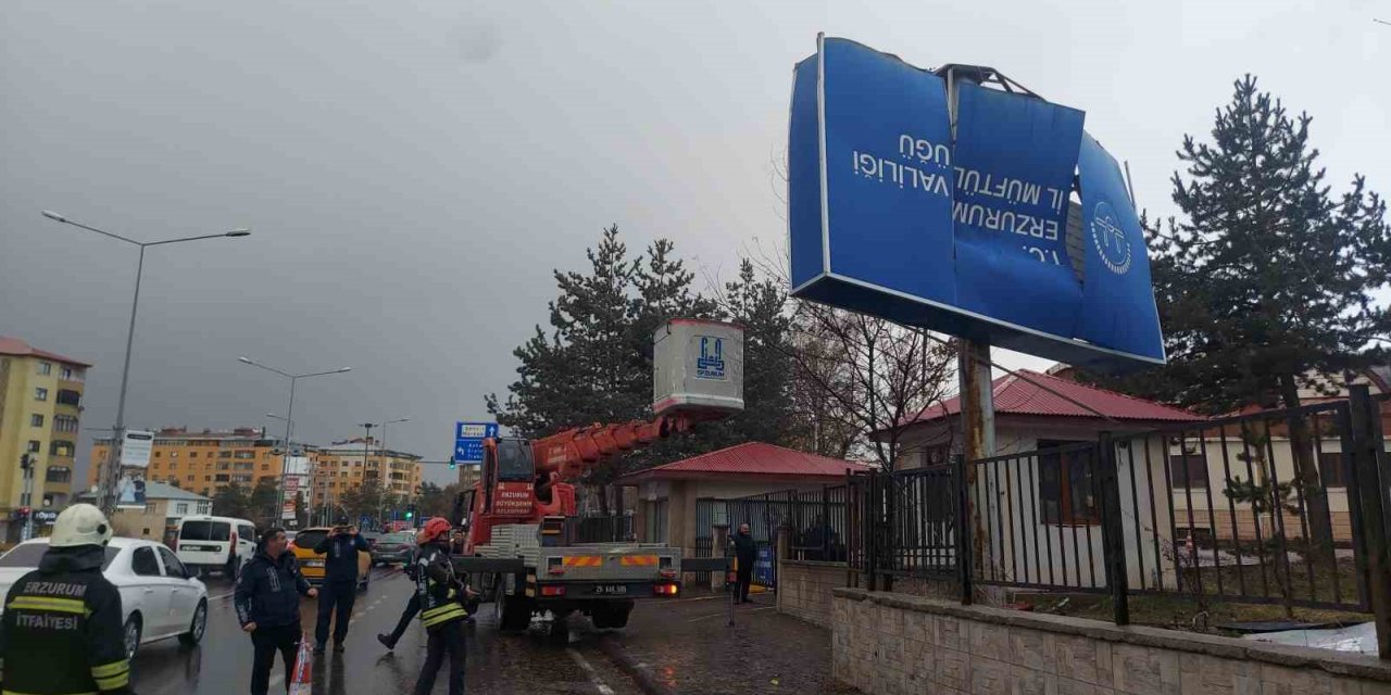 Erzurum için sarı kod  verildi