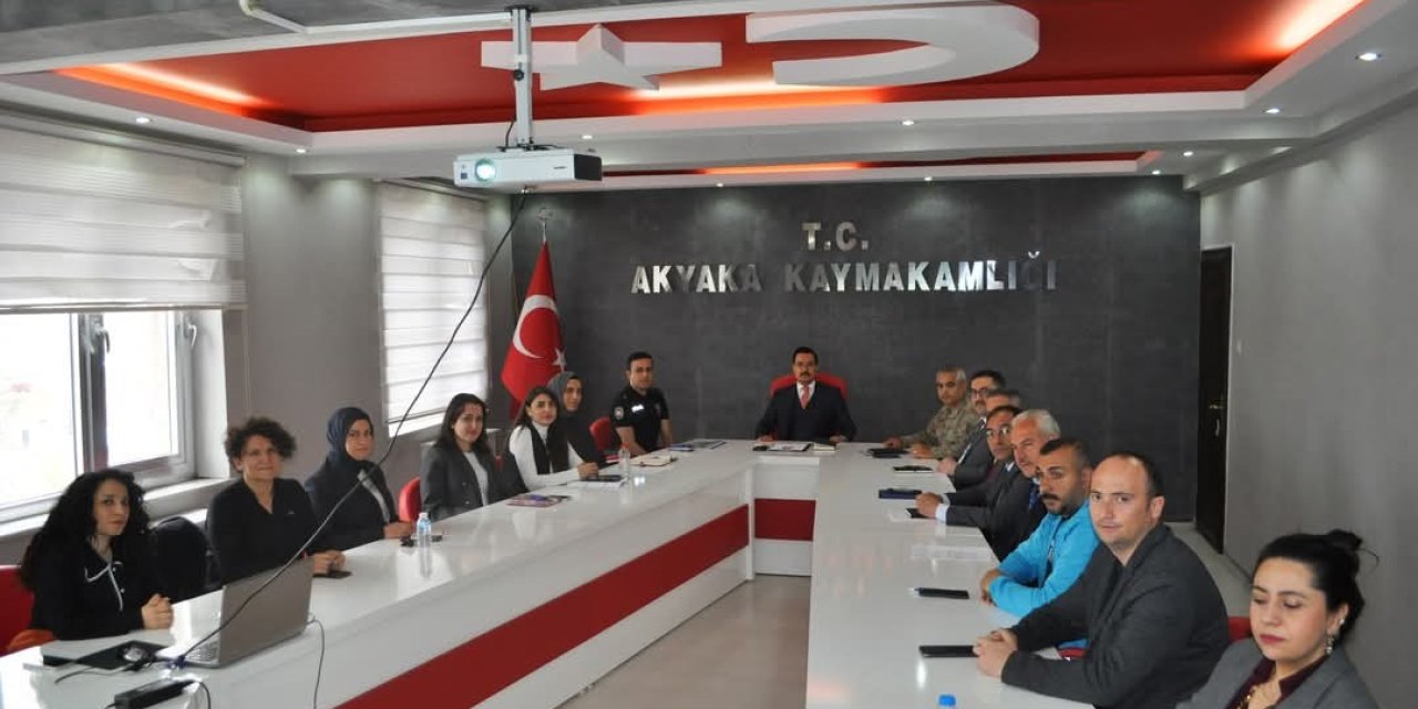 Kaymakam Demirtaş  kurum amirleriyle buluştu