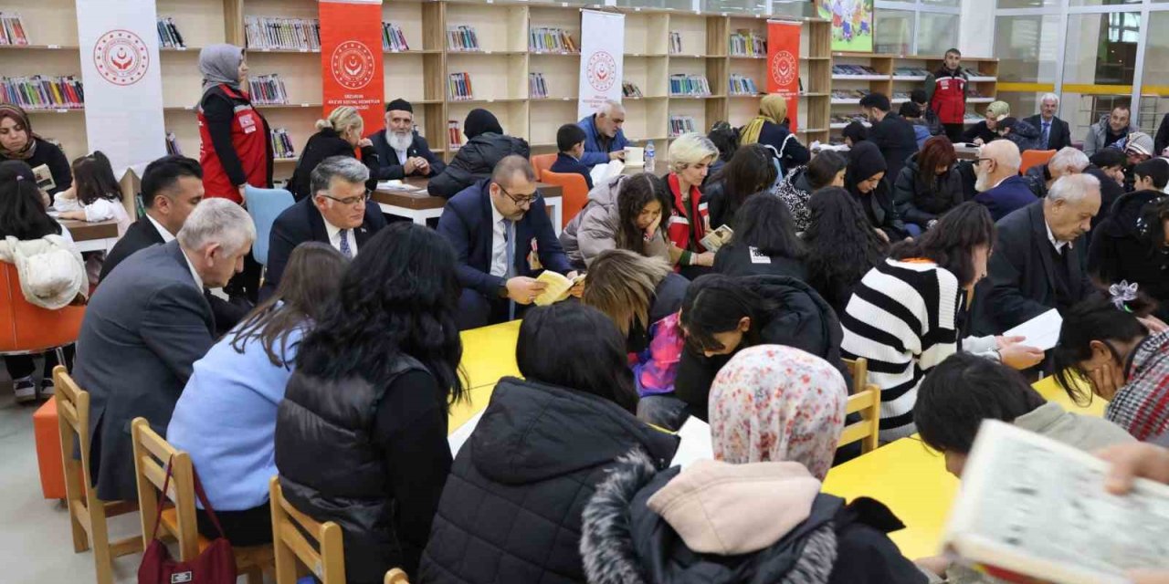 Erzurum’da "Kahraman ailemle kitap okuyorum" programı