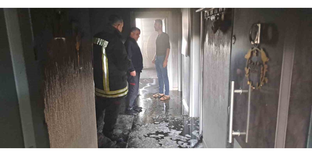 Muş’ta elektrik kaynaklı yangın korkuttu