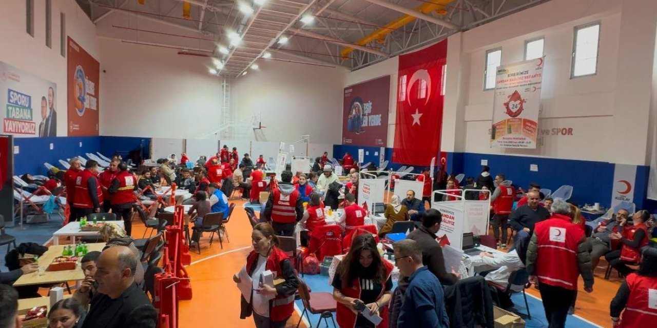 Erzincan’da kan bağışı rekoru kırıldı