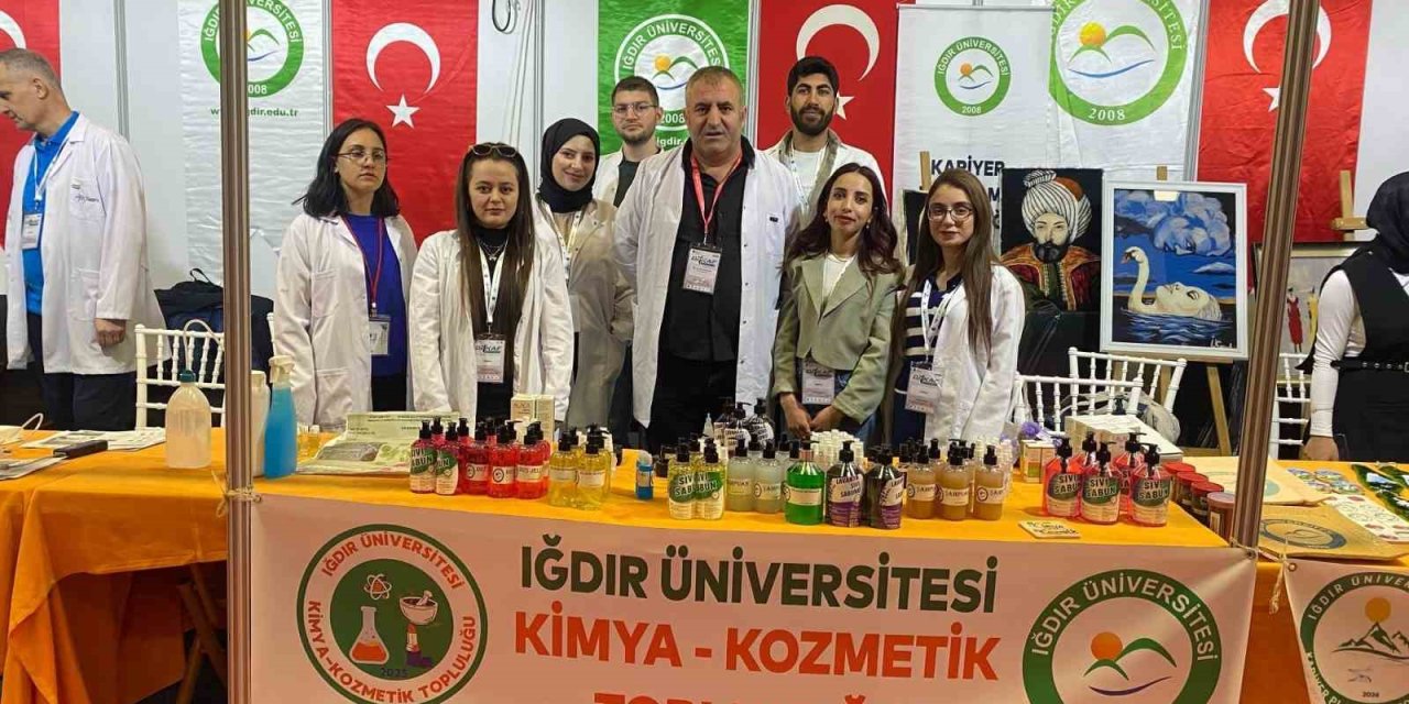 Iğdır Üniversitesinin ürettiği ürünler Doğu Anadolu Kariyer Fuarında