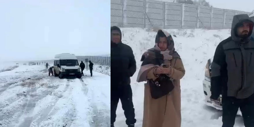 Kars’ta onlarca araç karda mahsur kaldı