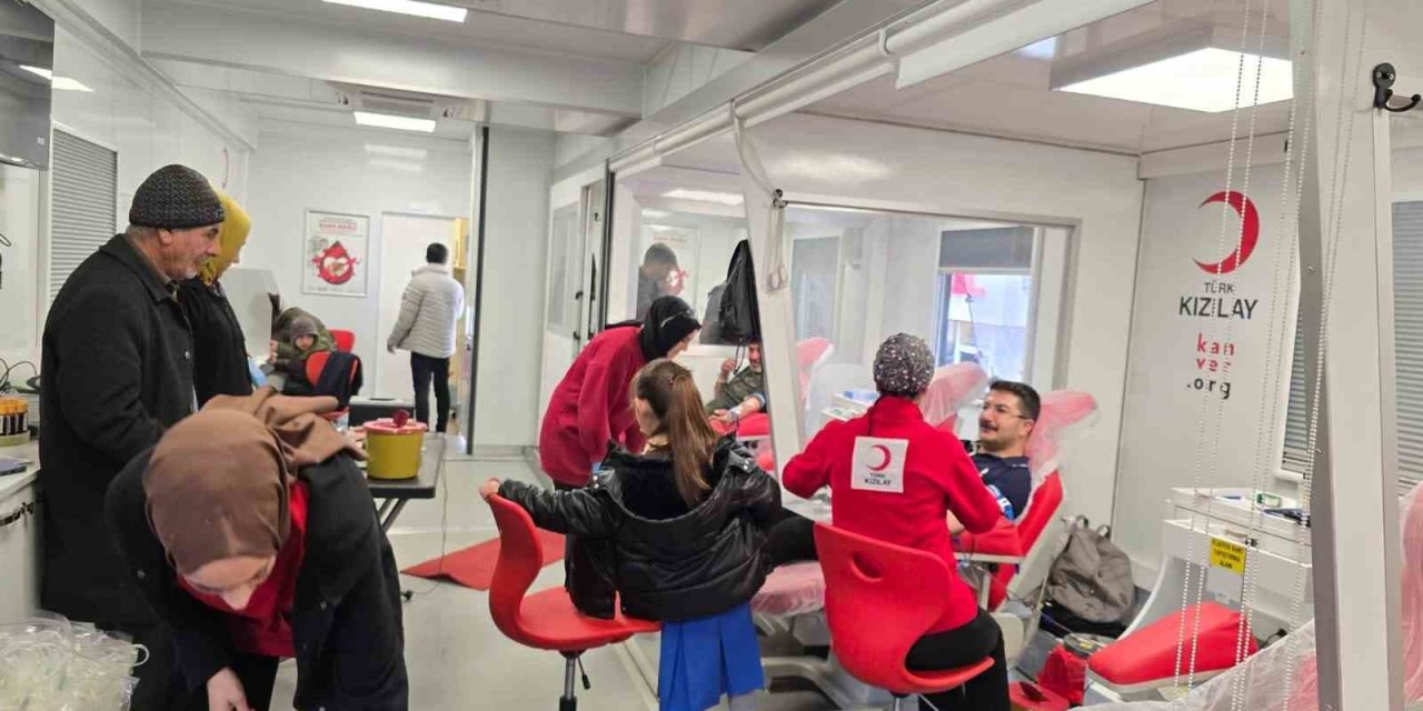 Diyadin’de kan bağışı kampanyası