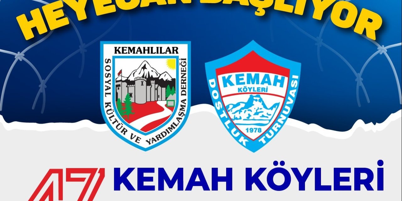 47. Kemah Köyleri Dostluk Turnuvası heyecanı başlıyor