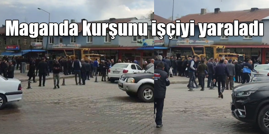 Arpaçay'da maganda kurşunu işçiyi yaraladı