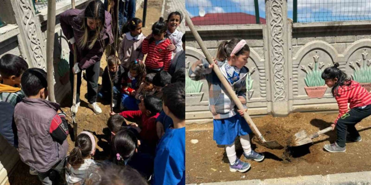 Diyadin’de minik ellerden büyük katkı