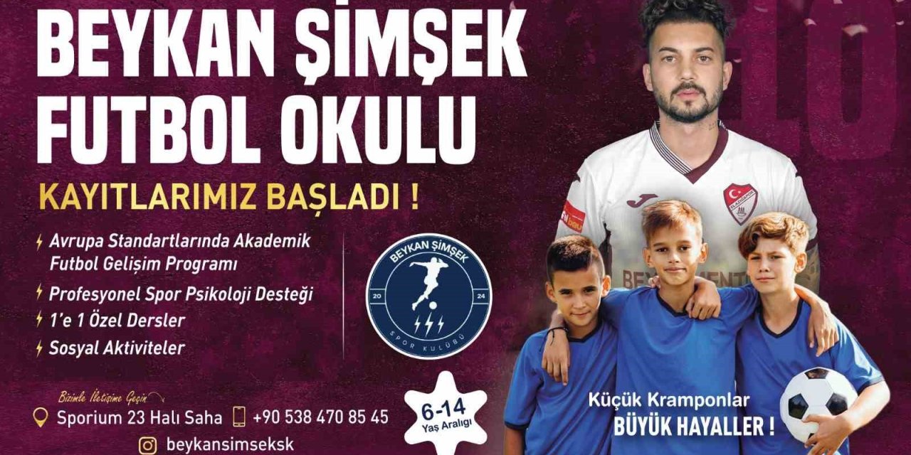 Elazığspor’un yıldızı Beykan Şimşek, kentte futbolun yıldızlarını yetiştirecek