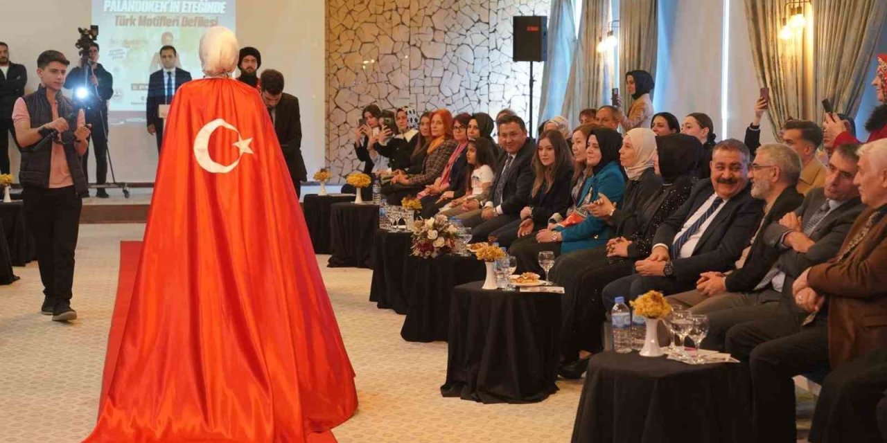 "Palandöken’in eteğinde Türk motifleri defilesi" büyük beğeni topladı