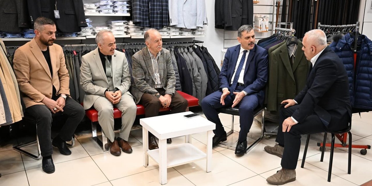 Vali Çiftçi, esnafı ziyaret etti