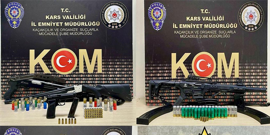 Kars’ta Silah Kaçakçılığına Darbe: 7 Gözaltı