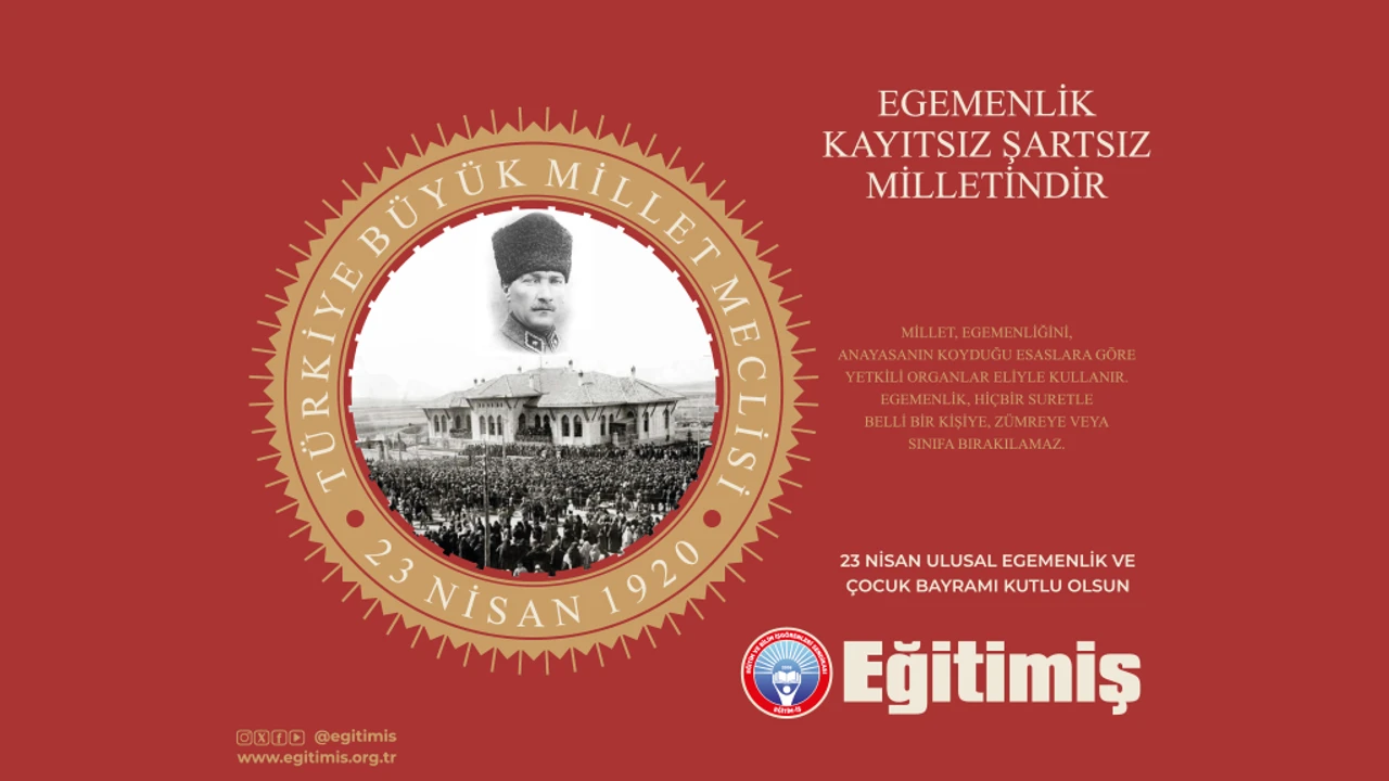 "23 Nisanları Tekrar Bayram Haline Getirmek İçin Çocuklarımıza Ve Geleceğimize Sahip Çıkalım"