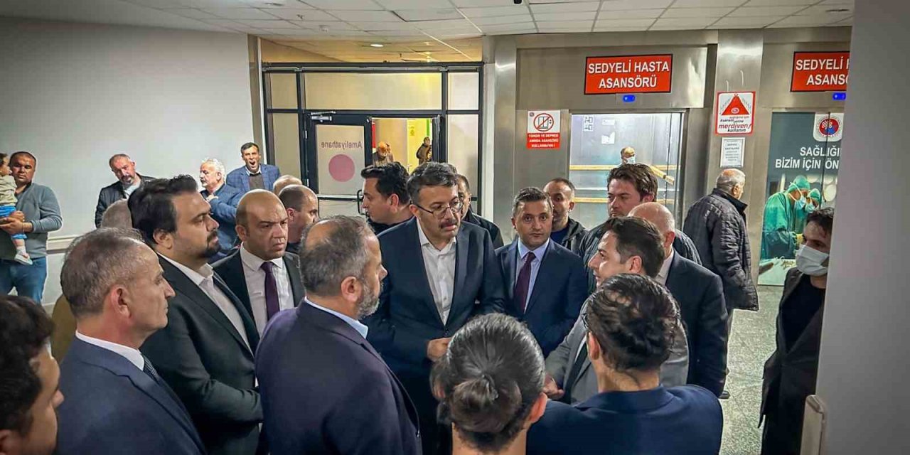 Vali Çelik trafik kazasında yaralanan vatandaşları ziyaret etti