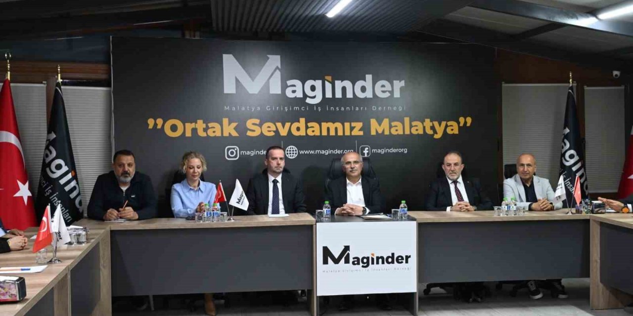 Başkan Sami Er, MAGİNDER Başkanı ve yönetim kurulu üyeleri ile bir araya geldi