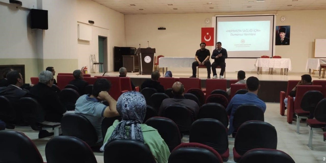 Elazığ’da sigarayı bırakma kampanyası çalışmaları