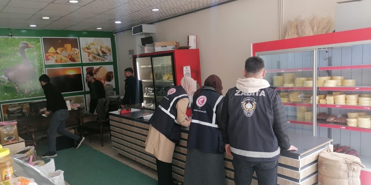 Kars’ta işyerleri denetlendi