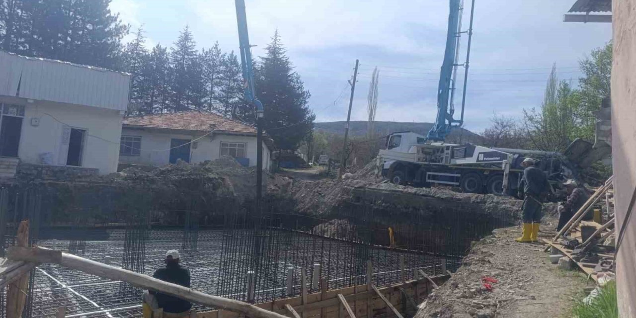 Kozluca Camii’nin temeli düzenlenen törenle atıldı