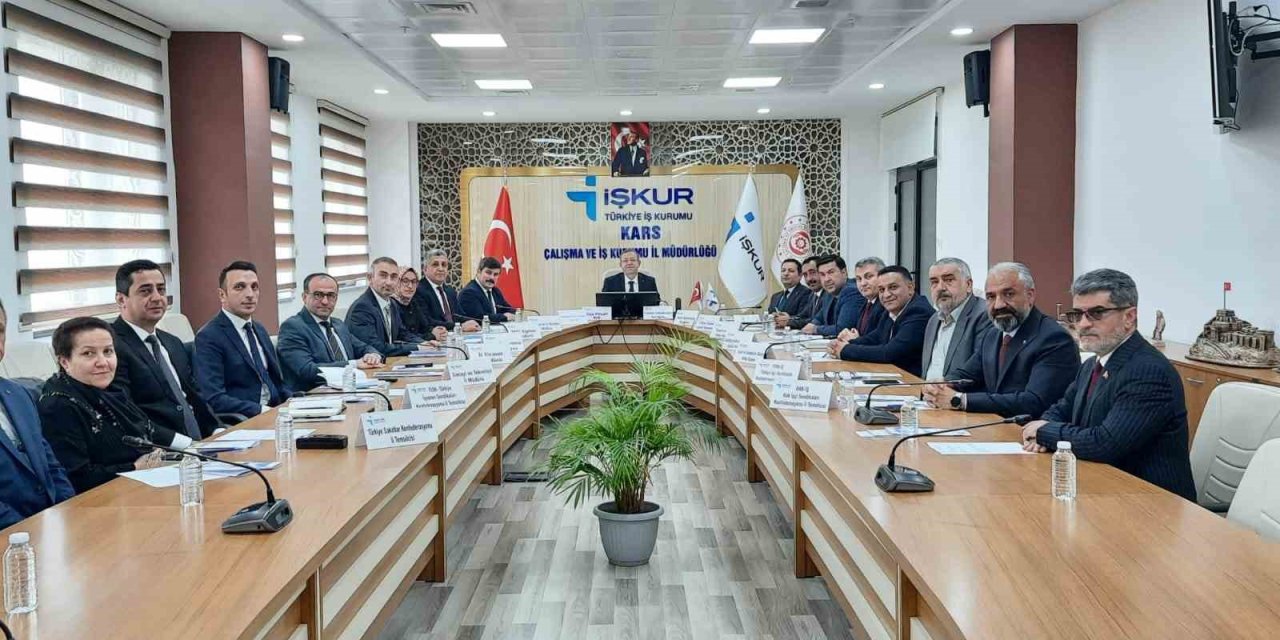 Kars’ta İl İstihdam ve Mesleki Eğitim Kurulu toplantısı yapıldı