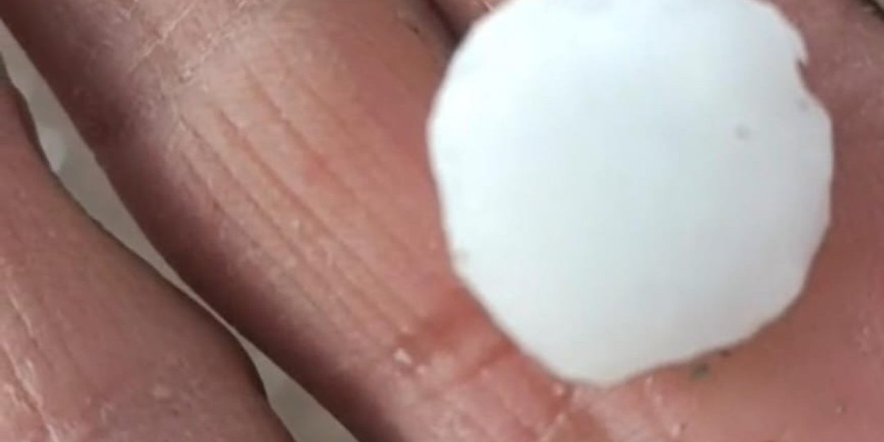 Arapgir’de dolu yağışı etkili oldu