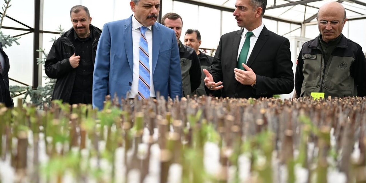 Vali Çiftçi, Orman Bölge Müdürlüğünü ziyaret eti