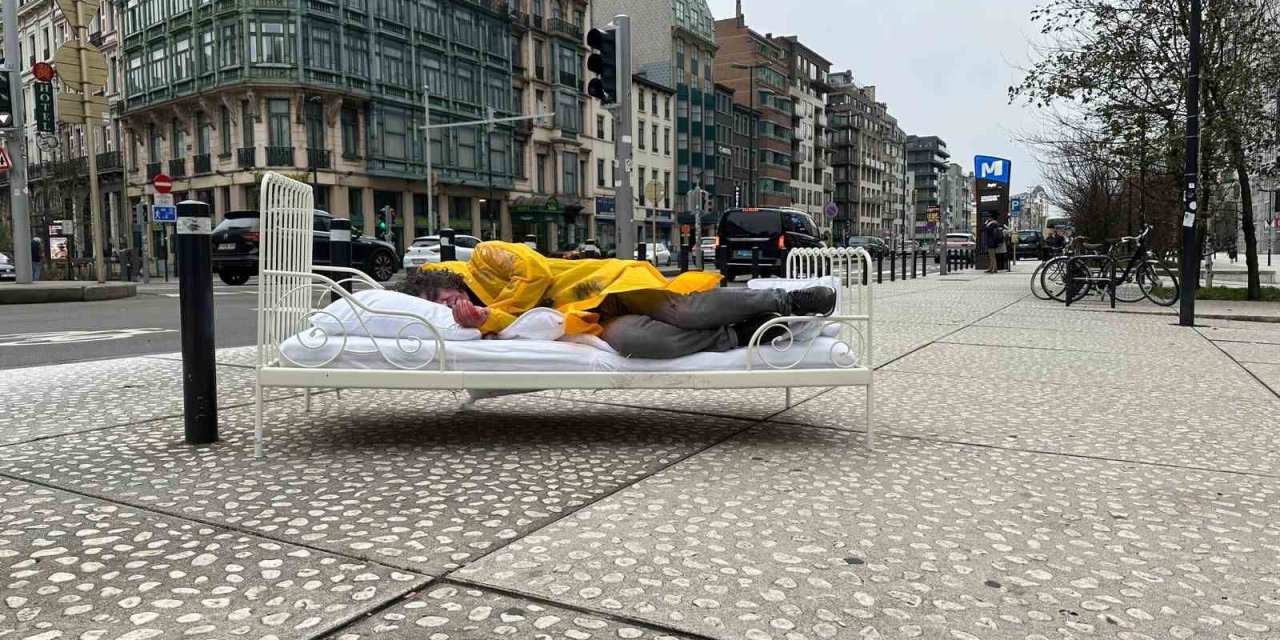 Profesörden Brüksel’de "göç" performansı