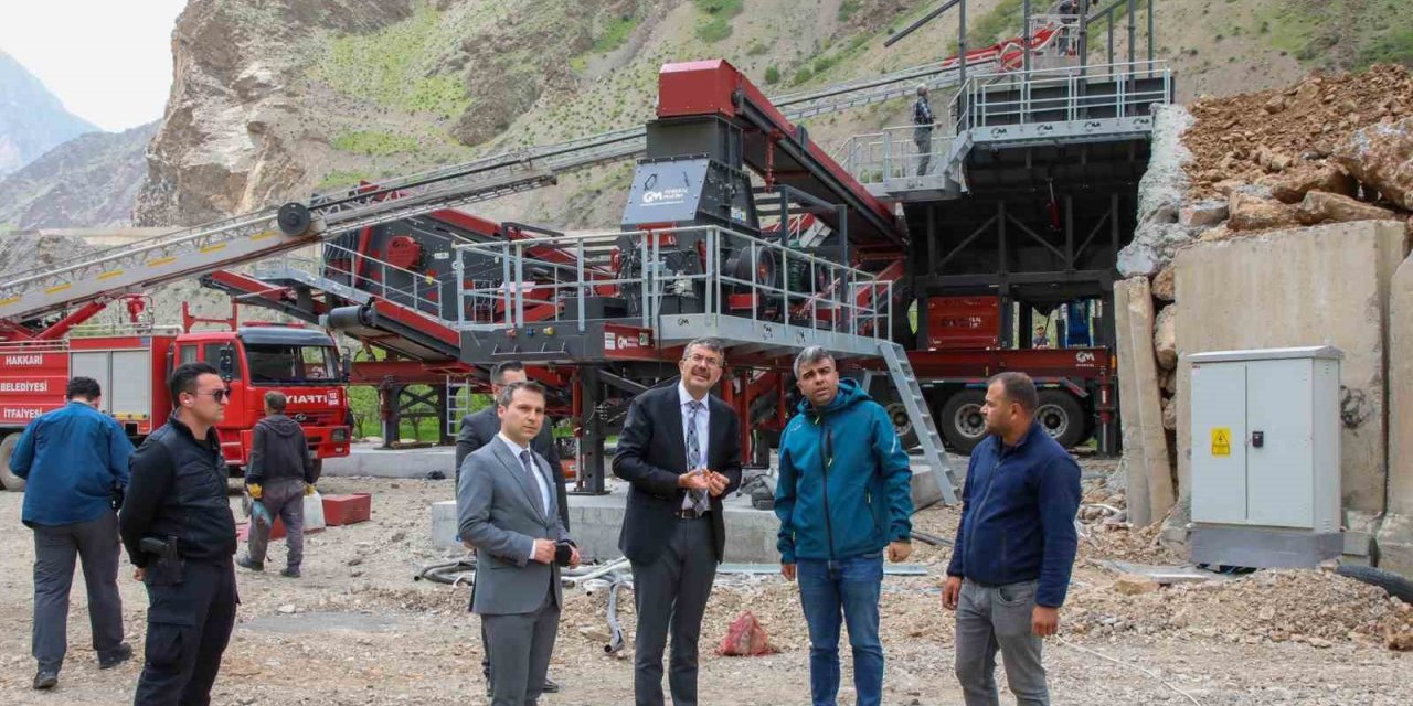 Hakkari’de 150 tonluk üretim kapasiteli tesis kuruluyor