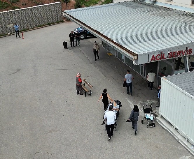 Tunceli Devlet Hastanesinde yangın paniği: Hastalar tahliye edildi