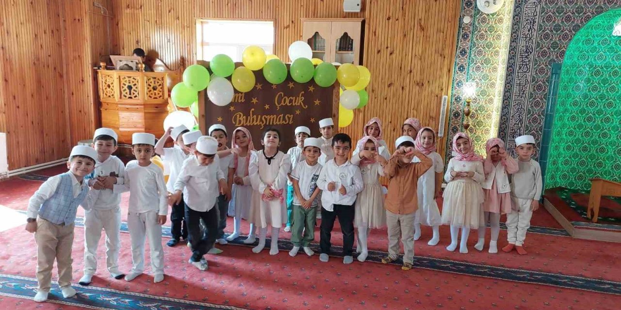 Camii çocuk buluşması gerçekleştirildi