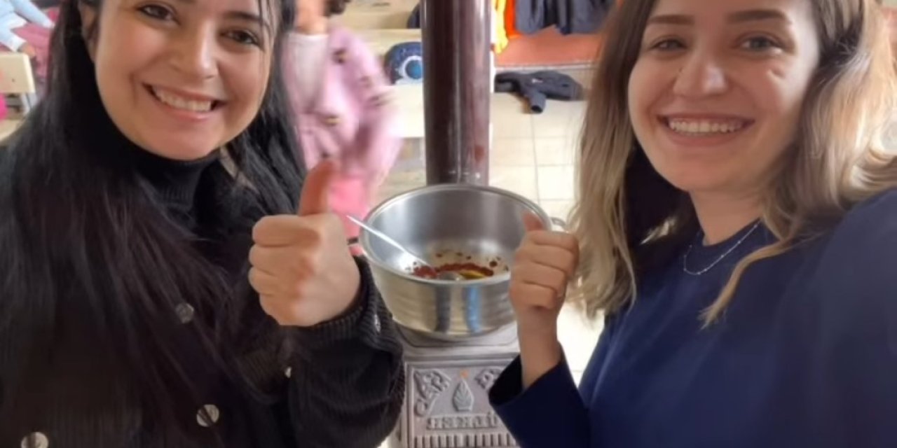 Öğrenciler makarna yaparak eğlendi