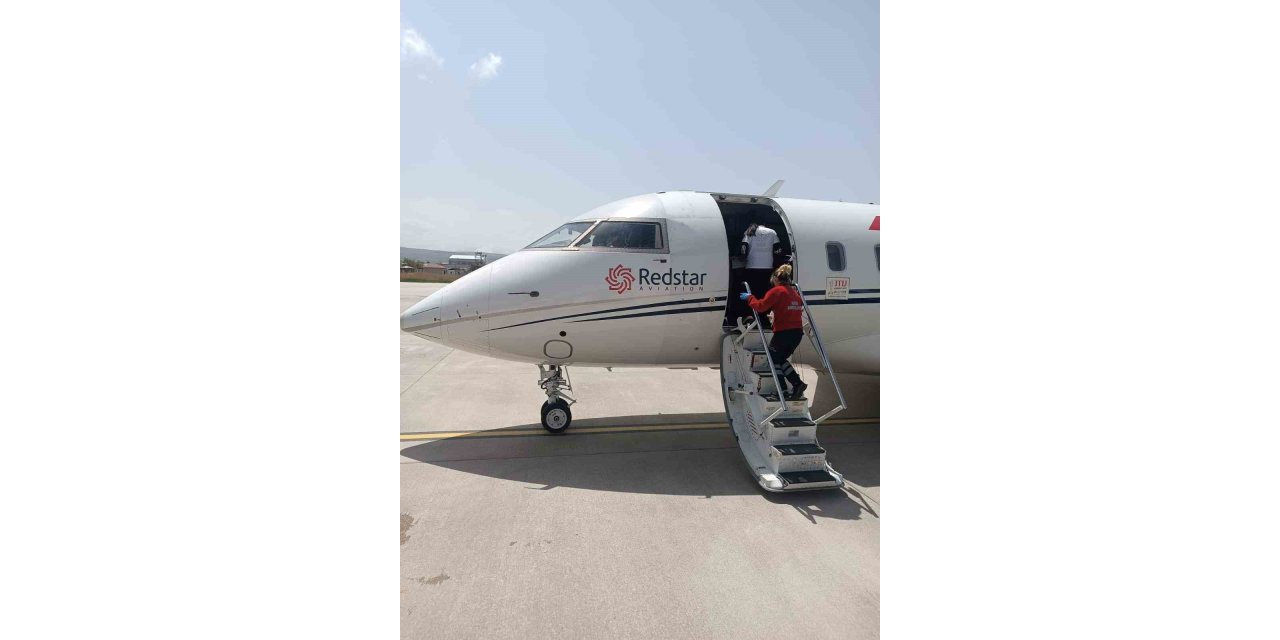 Kalp hastası bebek uçak ambulansla İstanbul’a sevk edildi