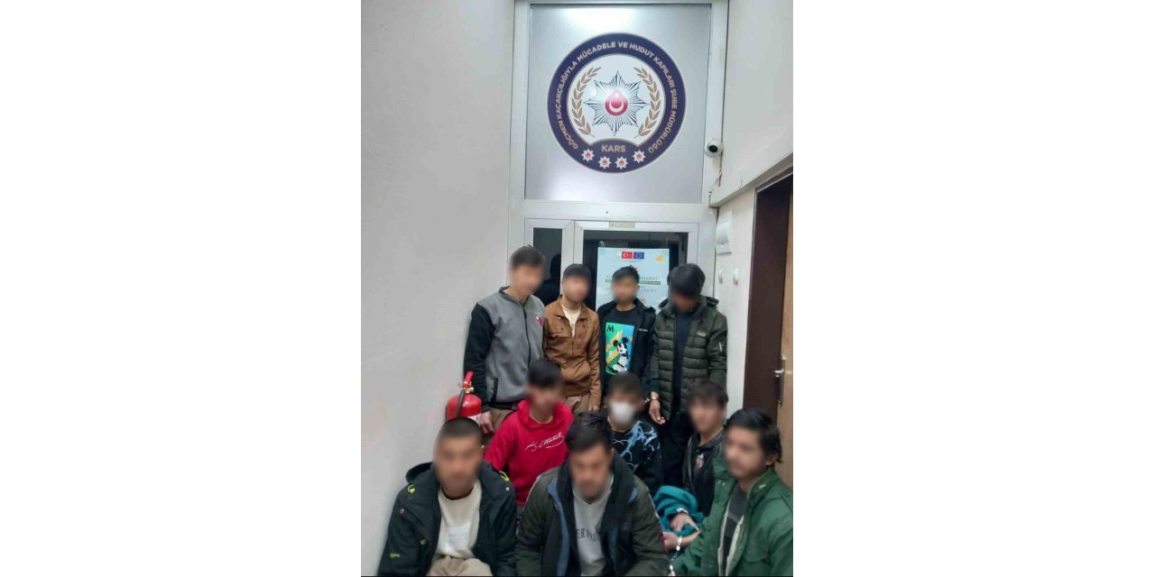 Kars’ta düzensiz göçmenlere yönelik uygulama yapıldı