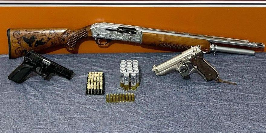 Kars’ta yasa dışı silah operasyonu