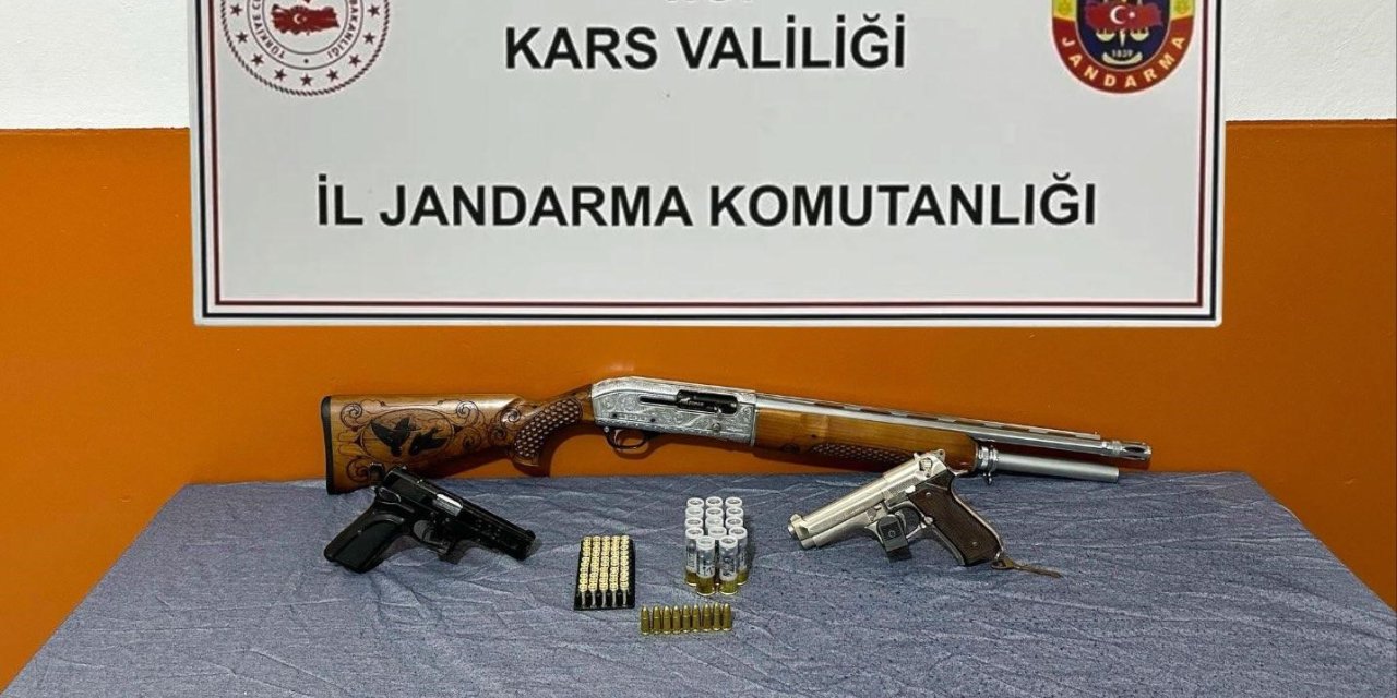 Arpaçay’da silah ele geçirildi
