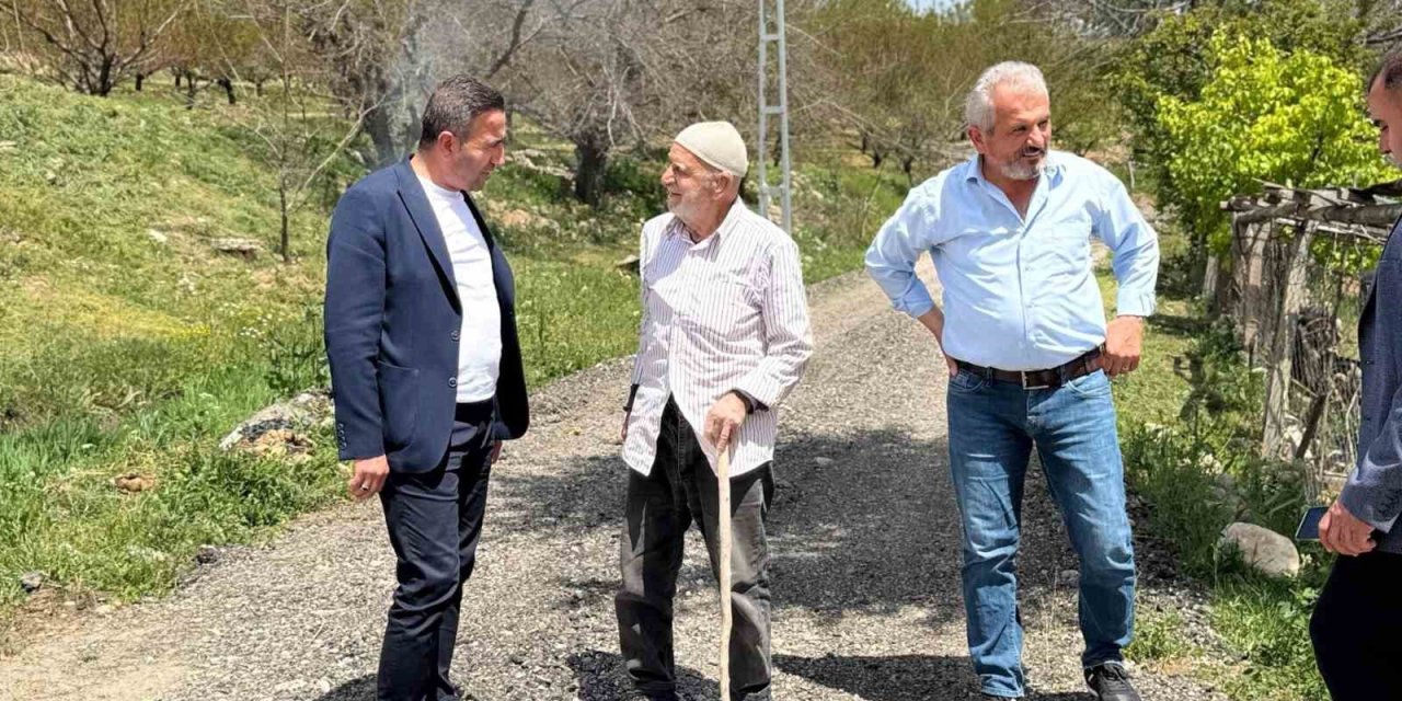 Başkan Ulutaş yol çalışmalarını inceledi