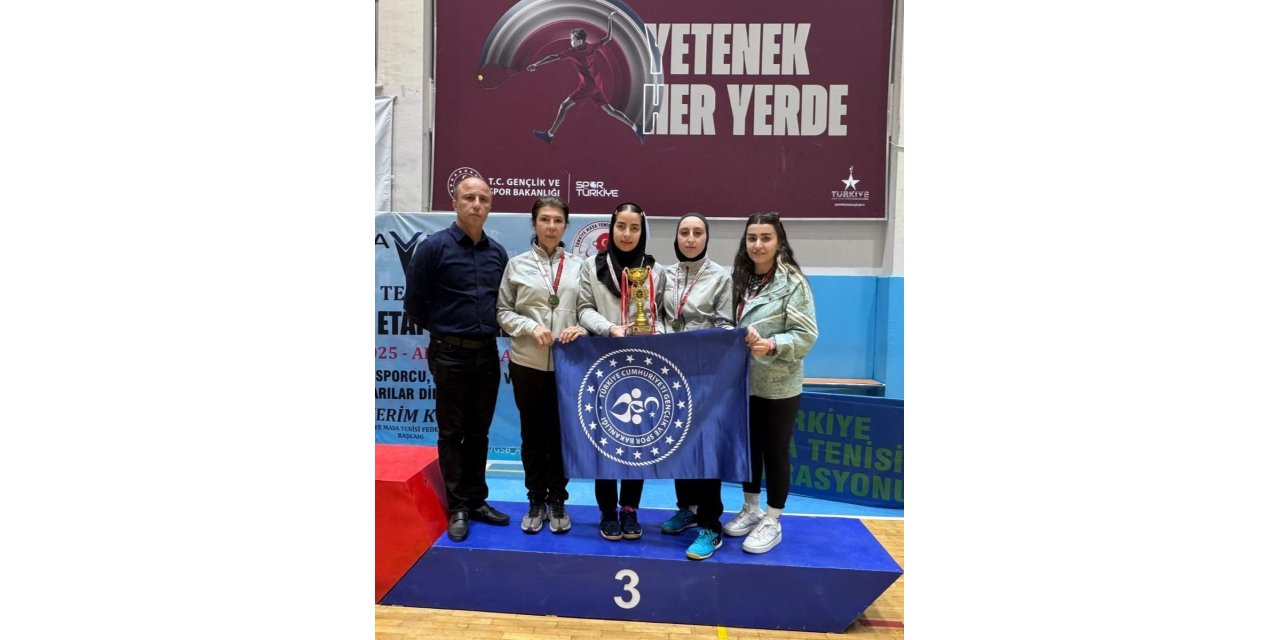 Elazığ masa tenisinde 1. Lige yükseldi