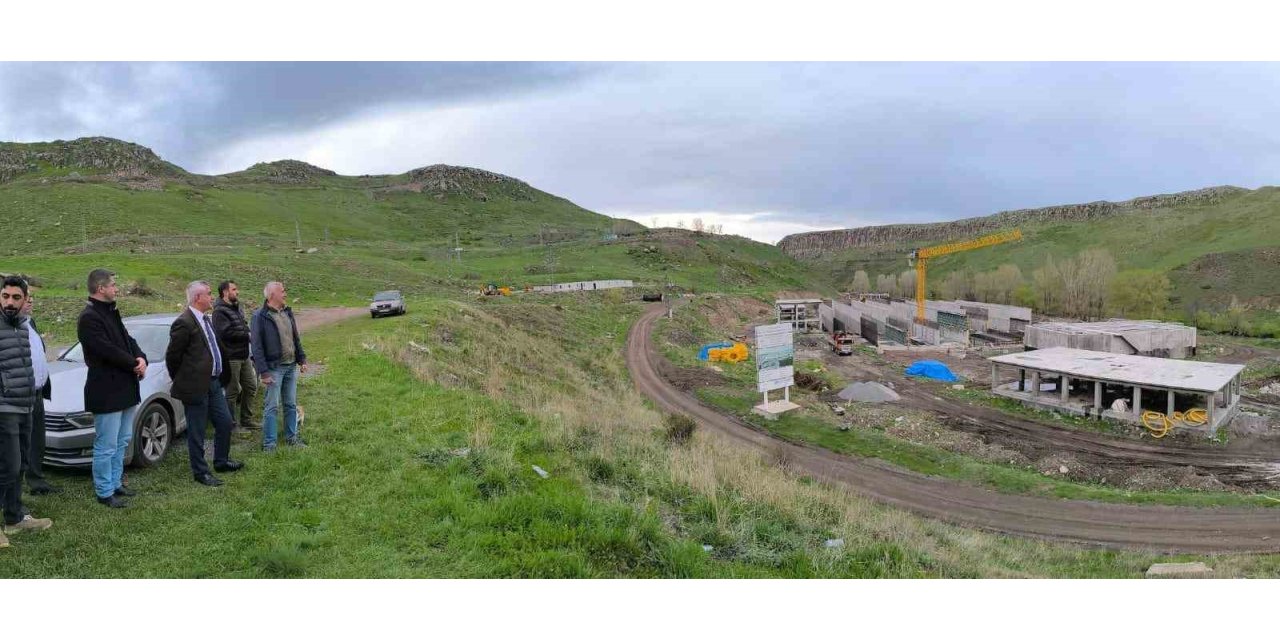 DSİ Kars Bölge Müdürü Kotan, Atıksı Arırtma Tesislerini inceledi