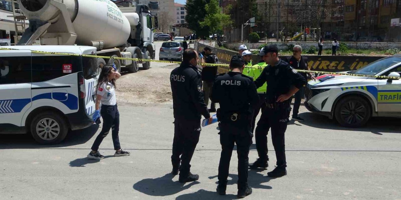 Malatya’da beton mikseri dehşeti